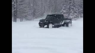 BRABUS 700 G63 AMG 6x6 & Snow Drift