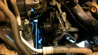 Замена помпы на Toyota Corolla E150 ZRFE