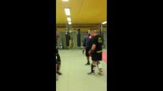 Mikes Gym training Gokhan Saki and Melvin Manhoef