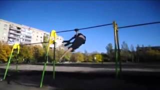 крутые трюки на турнике