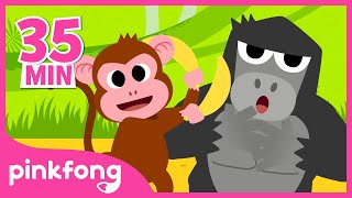 Animales de la Jugla | Música Infantil | +Recopilación | Pinkfong Canciones Infantiles