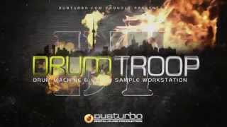 DrumTROOP WalkThrough - Free 16x Drum Machine VSTi/AU - DUBturbo