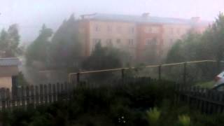 Ураган 18.06.2015 г. Унъюган ХМАО-ЮГРА