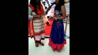 Anchor faiza khan with actor roopal tyagi