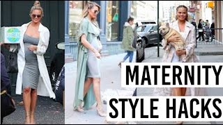 PREGNANCY HACKS | MOM STYLE | How to avoid maternity clothes!