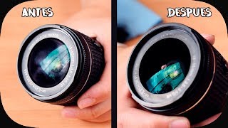 COMO LIMPIAR LOS LENTES DE LAS CÁMARAS Y QUE QUEDEN PERFECTOS