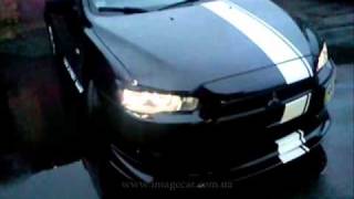 переделка оптики lancer x