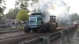 International Detroit Diesel 12v71TT sled pull wheelie