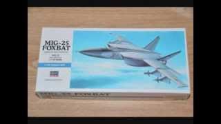 A kit review: Hasegawa 1/72 scale Mig 25 "Foxbat"