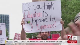 As many as 50K teachers, supporters expected to march in Raleigh