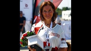 Мария Колосова на конгрессе предпринимателей чемпионка по триатлону
