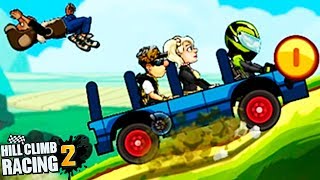 ШКОЛЬНЫЙ АВТОБУС МАШИНКИ HILL CLIMB RACING 2 #35 игра машины МОНСТР ТРАКИ  games cars