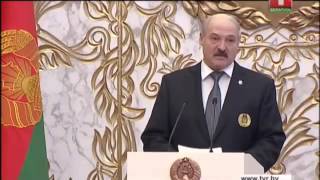 Александр Лукашенко чествуя героев олимпийцев 2