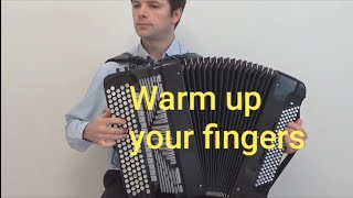 To warm up your fingers(Exercises).Разминаем пальцы на баяне(упражнения)