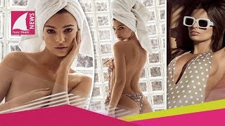 Emily Ratajkowski risks nip slip as she strips TOPLESS