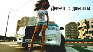 Дрифт с девушкой | Girl in professional drift rally car