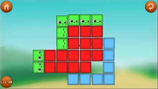 Игра Удалить Красный БЛОК ♦️ Remove Red Block Cartoon Game #7 Мультик