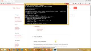 Cara install Laravel 5 di windows menggunakan Composer Indonesia
