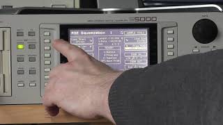 how to create a program with Akai S-5000 Sampler