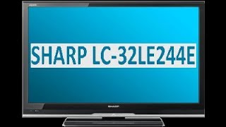 Résoudre le problème de l'ampoule rouge SHARP LCD LC32LE244E حل مشكل اللمبة الحمراء