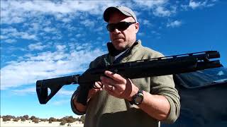 SUAREZ FOLDING ARM BRACE ON A TAC-13 VERSAMAX