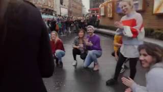 Best Dancing Proposal ! Flash Mob  ! Couple Goals !