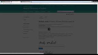 How to use Benezit Dictionary of Artists