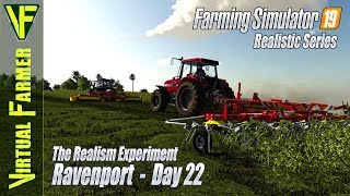Farming Simulator 19 Live: The Realism Experiment, Day 22 | Ravenport
