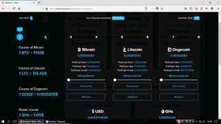 Bertunie   New Cloud Mining 2018 Free 1 Gh s