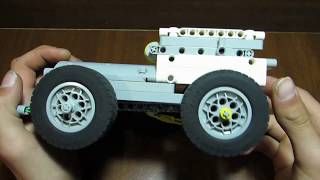 DIY | автомобиль с резиномотором из LEGO | rubber band powered car