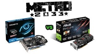 Metro 2033 - Radeon HD 7850 vs GeForce GTX 660