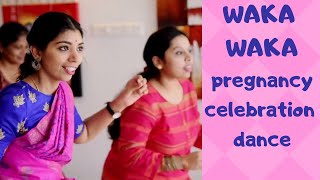 Waka waka Pregnant woman dance trying to make a difference for worldbreast feeding week
