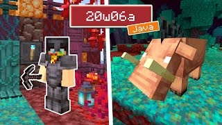 Обзор нового Minecraft Java 20w06a (Снапшот) - Адское обновление!