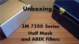 Unboxing - 3M 7500 Series Half mask and ABEK1 Vapor Filters