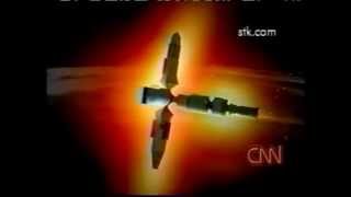 Space Station MIR Reentry - CNN Live Coverage 2001 / Станция МИР - Затопление