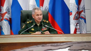 Селекторное совещание с руководящим составом ВС РФ под председательством Сергея Шойгу (14.05.2021)