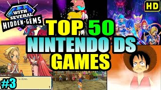 Top 50 Nintendo DS (NDS) Games #3 │ Top DS games│ Let's Play Nintendo DS Games
