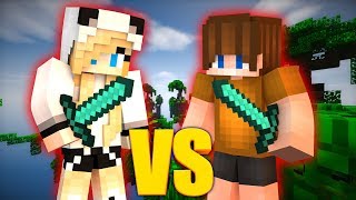КТО ЛУЧШЕ ИГРАЕТ? ДЕВУШКА VS ПАРЕНЬ - Minecraft Duels VimeWorld