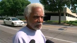 Ernie Chambers reacts to the judges decision to let Moore execution proceed