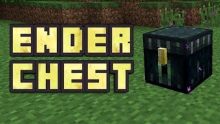 Minecraft PE - How To Use An Ender Chest!