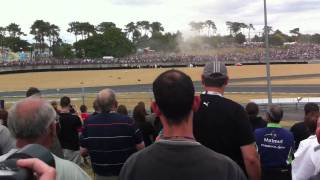Le Mans 2011 Alan McNish Audi R18 Crash