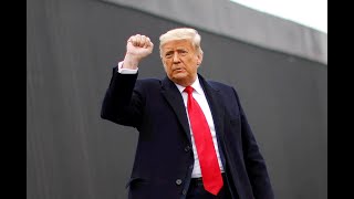 President Trump Visits Texas, at US-Mexico Border/Президент Трамп выступает с речью в Аламо (Техас)