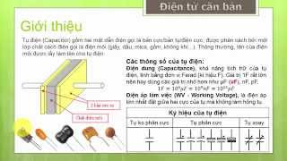 ĐTCB - Tụ điện (P1)