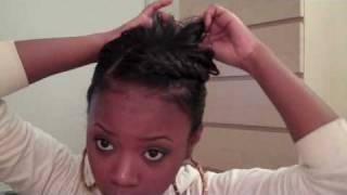 High Pony w/Braid (styling)