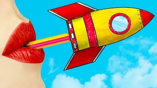 11 Weird Ways To Survive School / Amazing DIY Board Games