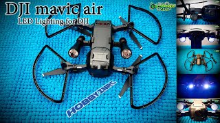 LED подсветка для DJI mavic air и дополнительные аксессуары  (4k)