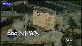 Old Georgia archives demolished in building implosion