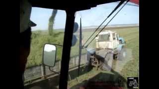 KPK-3000 Polesye, T-150K silage /// КПК-3000 Полесье, Т-150К заготовка сенажа