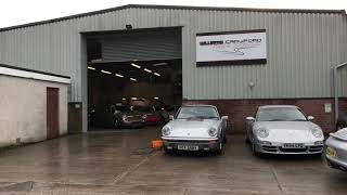 Porsche garage it was great