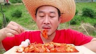 매콤한 떡볶이 먹방~ Stir-fried Rice Cake Mukbang eating show